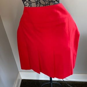 Burberry Red Skirt Size 8